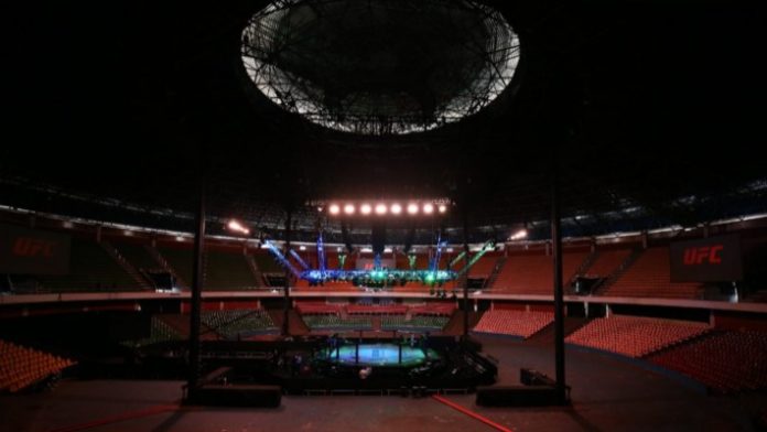 UFC empty arena