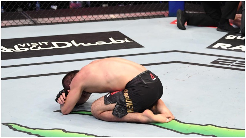 Khabib Nurmagomedov Crying