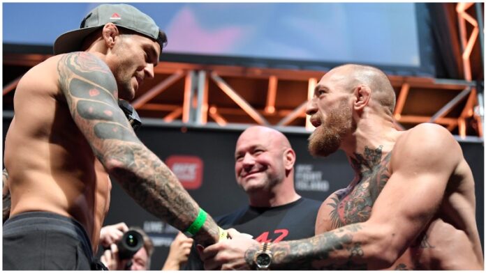 Dustin Poirier Dana White Conor McGregor