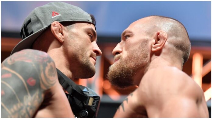 Dustin Poirier Conor McGregor April 