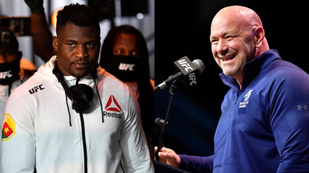 Francis Ngannou, Dana White