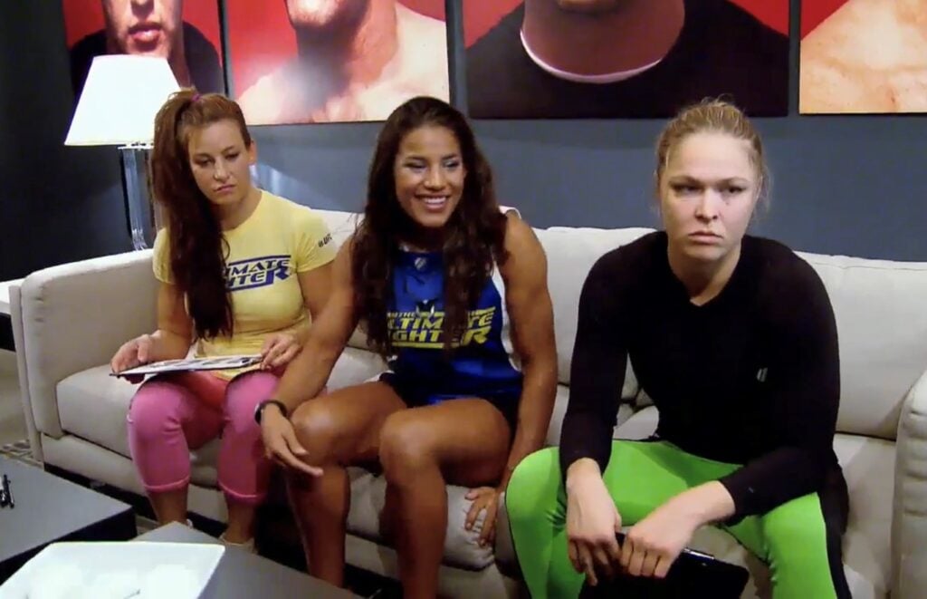 Miesha Tate, Julianna Peña, Ronda Rousey Miesha Tate, Julianna Peña, Ronda Rousey