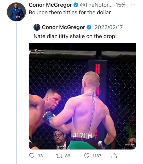 Conor McGregor tweet