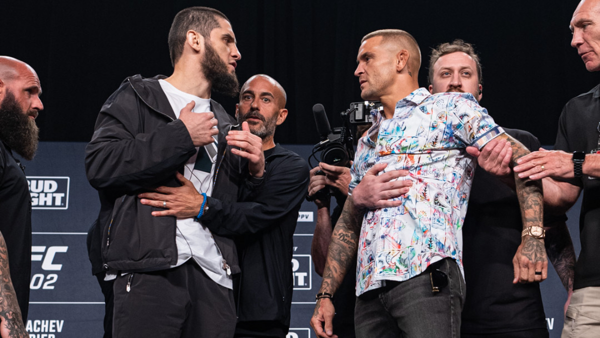 Islam Makhachev Dismisses Claim His Résumé Gets ‘Smoked’ By Dustin Poirier’s: ‘I Beat The Guy Who Beat Him!’