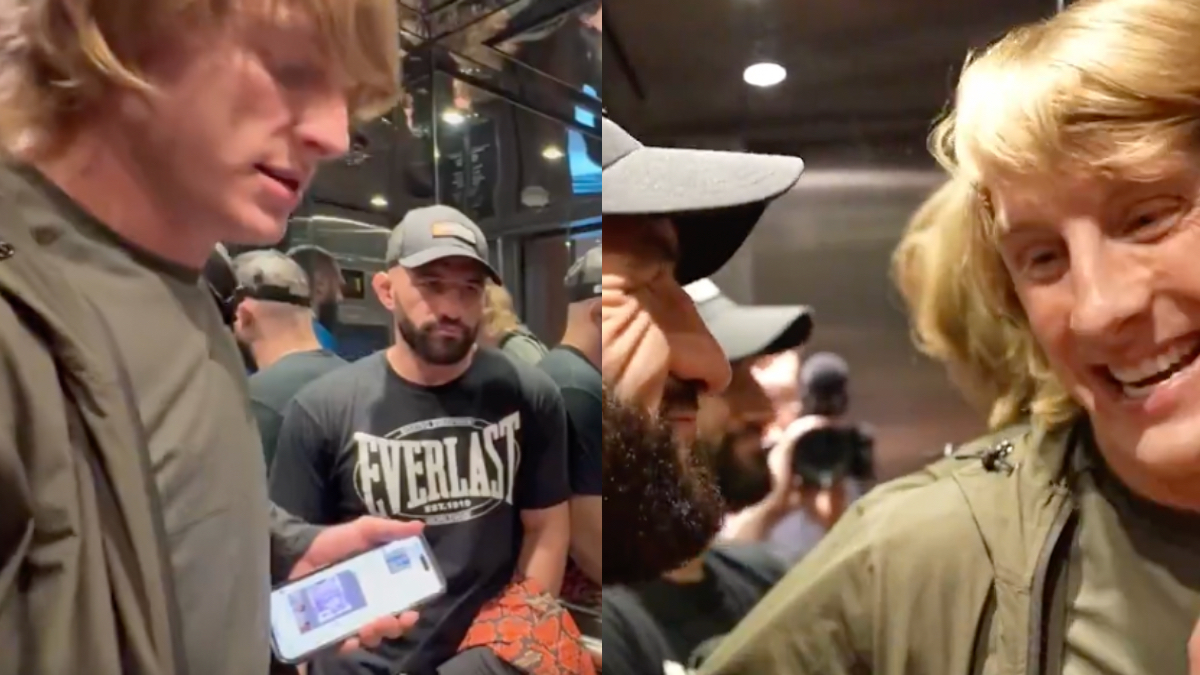 VIDEO: Former Opponents Paddy Pimblett & Jared Gordon Have Respectful Elevator Interaction In Manchester Ahead Of UFC 304