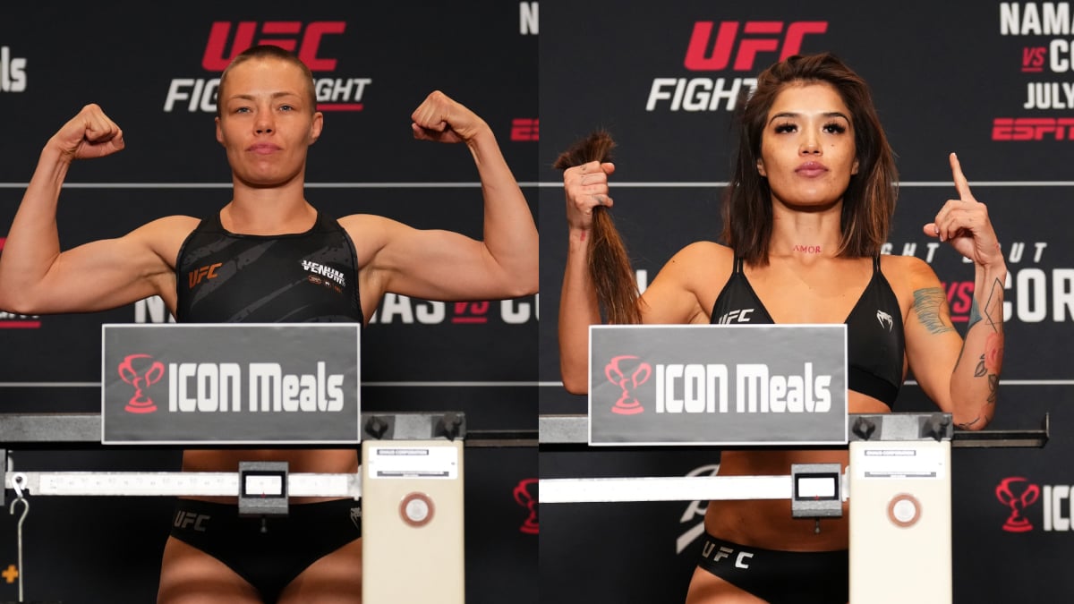 UFC Fight Night: Rose Namajunas vs. Tracy Cortez Weigh-In Results ...