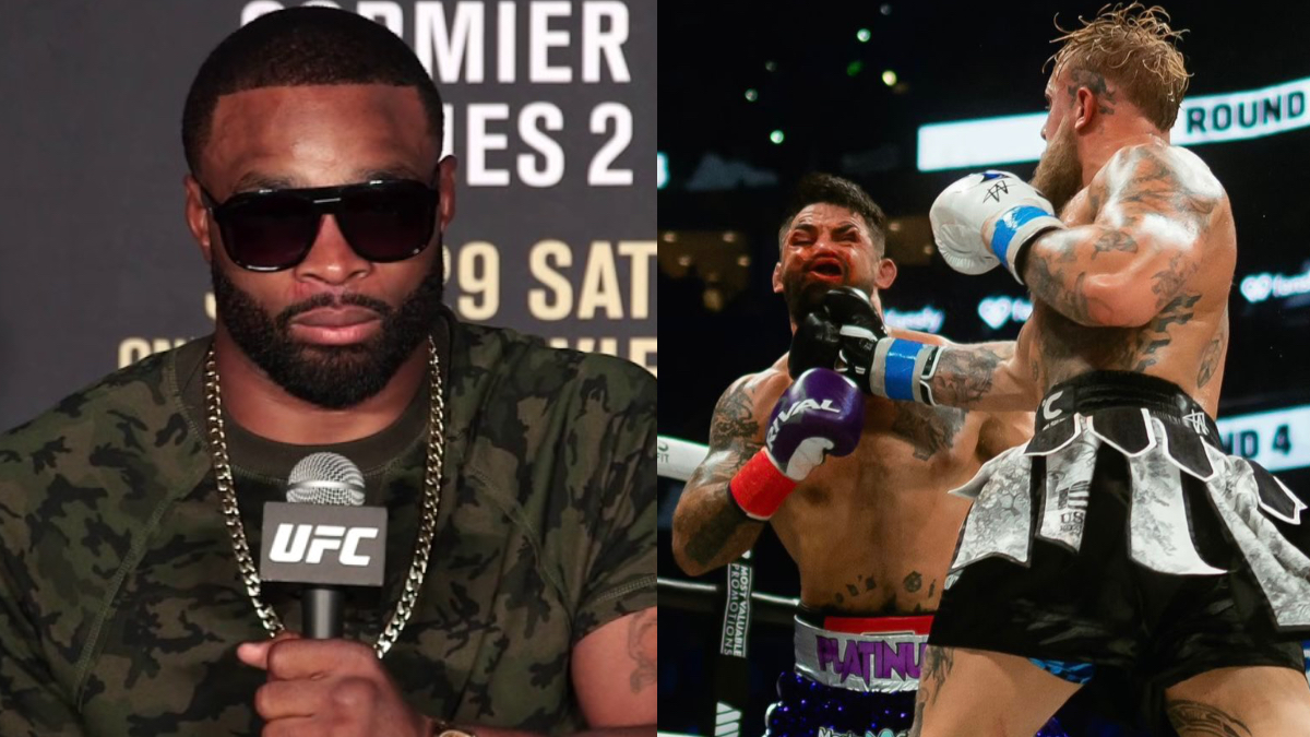 Tyron Woodley Gives Former Opponent Jake Paul ‘Props’ After Mike Perry Win, Defends Him Against Claims Of Fatigue