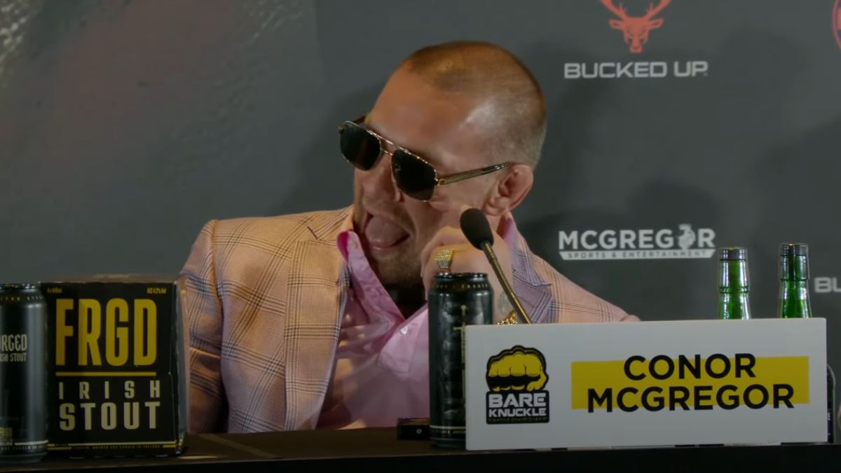 VIDEO: Imitator Makes Conor McGregor Crack Up With Question About Fighting Khabib Nurmagomedov In BKFC