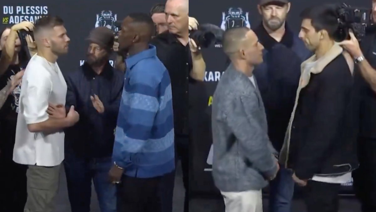 UFC 305 Press Conference Highlights & Faceoffs: Featuring Dricus Du Plessis, Israel Adesanya, Dan Hooker, Tai Tuivasa, & More