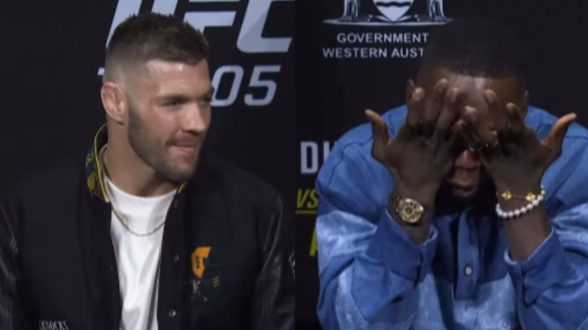 ‘Bro’s On A Two Make The Opponent Cry Streak’ – Fans React To Dricus Du Plessis & Israel Adesanya’s Heated UFC 305 Press Conference Exchange