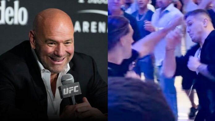 Dana White, Brendan Allen & Marvin Vettori
