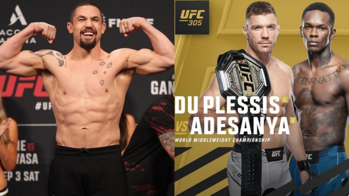 Robert Whittaker predicts UFC 305: Du Plessis vs. Adesanya