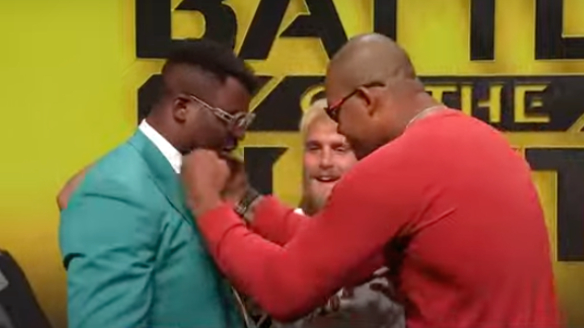 Battle Of The Giants: Francis Ngannou vs. Renan Ferreira Press Conference Highlights & Faceoff