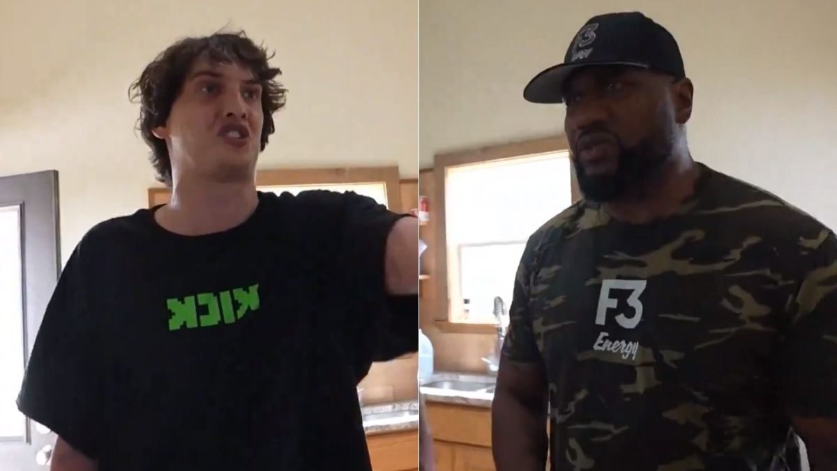 ‘Dude Didn’t Wanna Get Slammed’ – MMA Fans React To Aggressive Streamer Backing Down Against ‘Rampage’ Jackson
