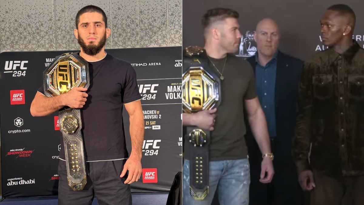 Islam Makhachev’s Coach Discusses Potential Middleweight Title Fight Against Du Plessis Or Adesanya