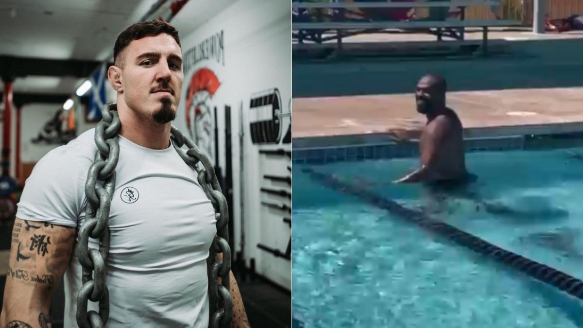 ‘Training The Triathlon To Run Away From Aspinall’ – MMA Fans Hijack Jon Jones’ Social Media