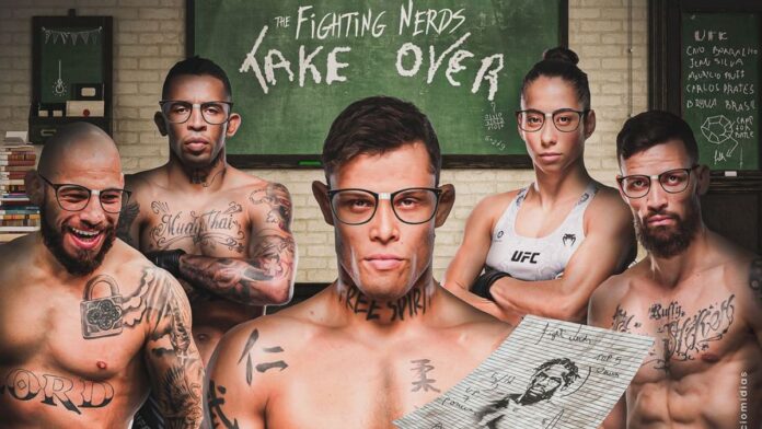 UFC fighters from the Fighting Nerds gym in Brazil