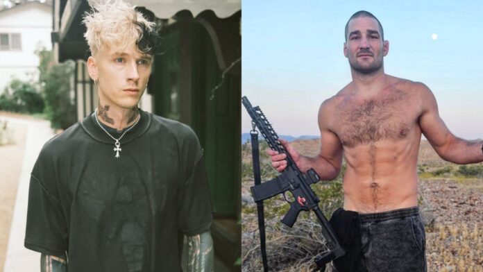 Machine Gun Kelly and Sean Strickland