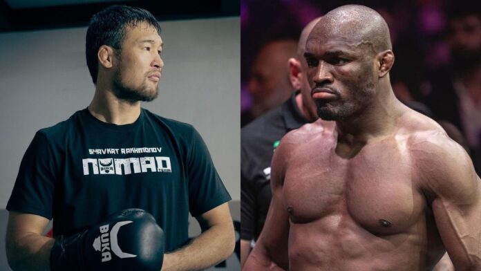 Shavkat Rakhmonov and Kamaru Usman