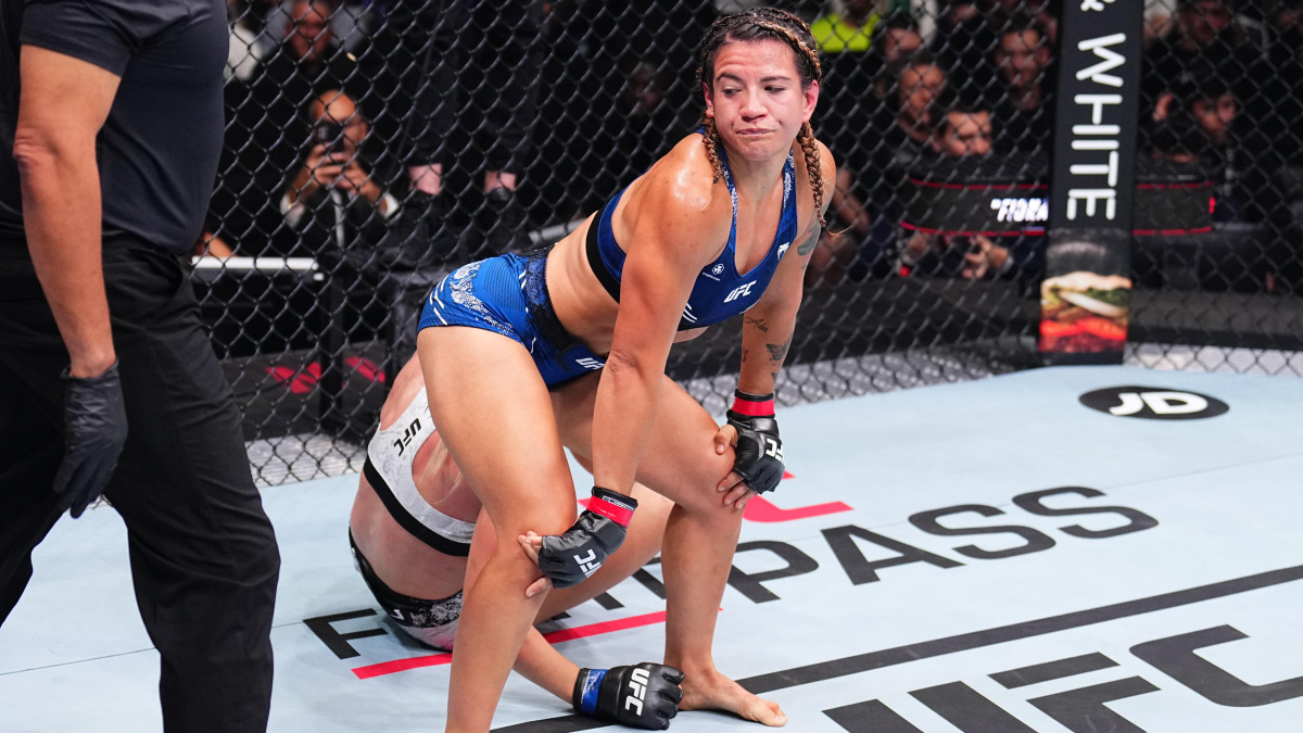 Ailín Pérez Defends Celebration After She ‘Khabib’d The Russian’ At UFC Paris