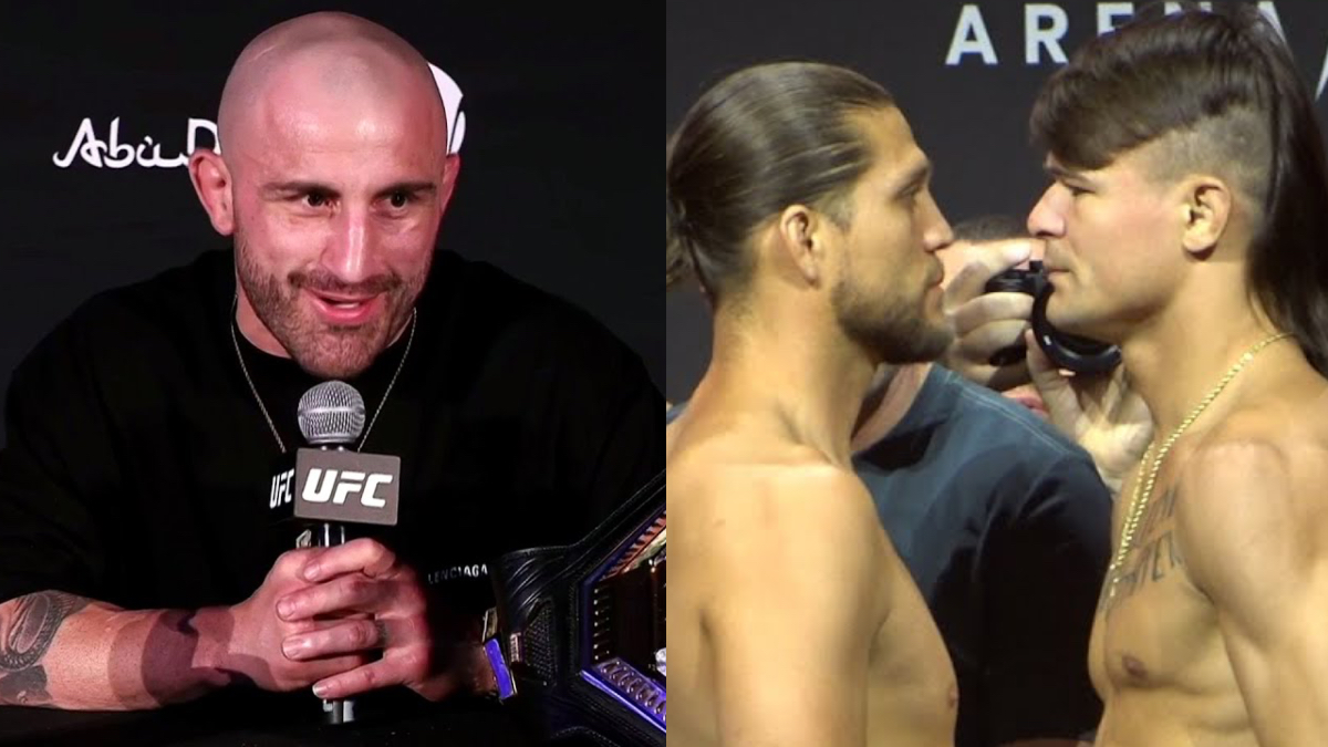 Alexander Volkanovski Shocked By Brian Ortega’s Underdog Status At Noche UFC: ‘Lopes Is Very Good, But…’
