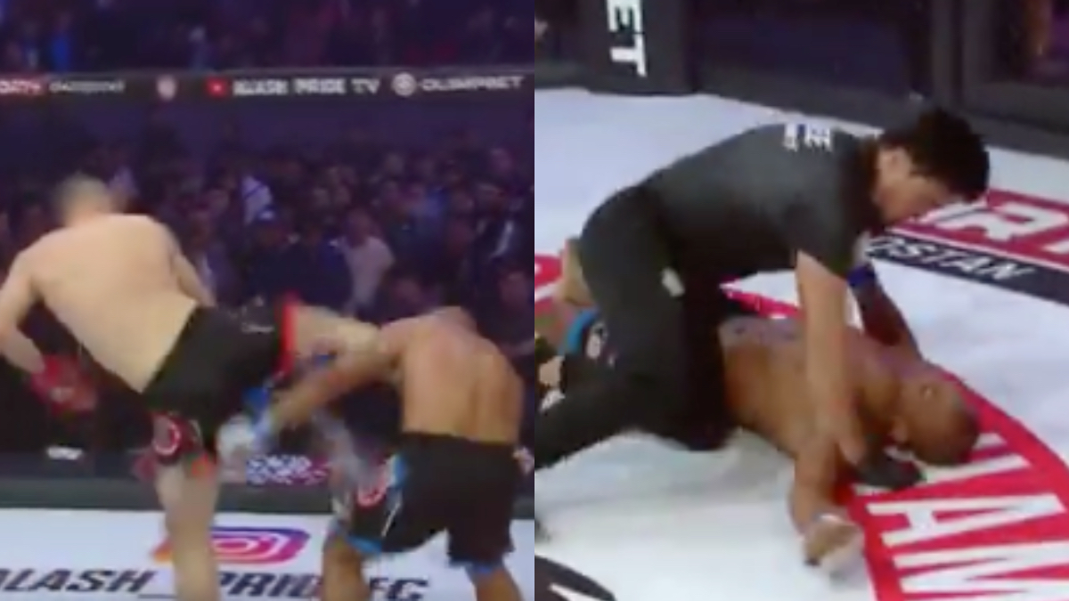 VIDEO: Former UFC Lightweight Damir Ismagulov Sleeps Opponent With Brutal Spinning Kick