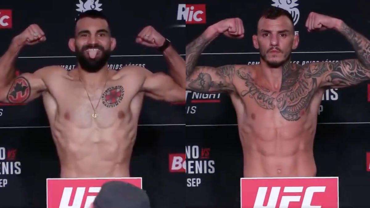 UFC Fight Night: Renato Moicano vs. Benoît Saint Denis Weigh-In Results