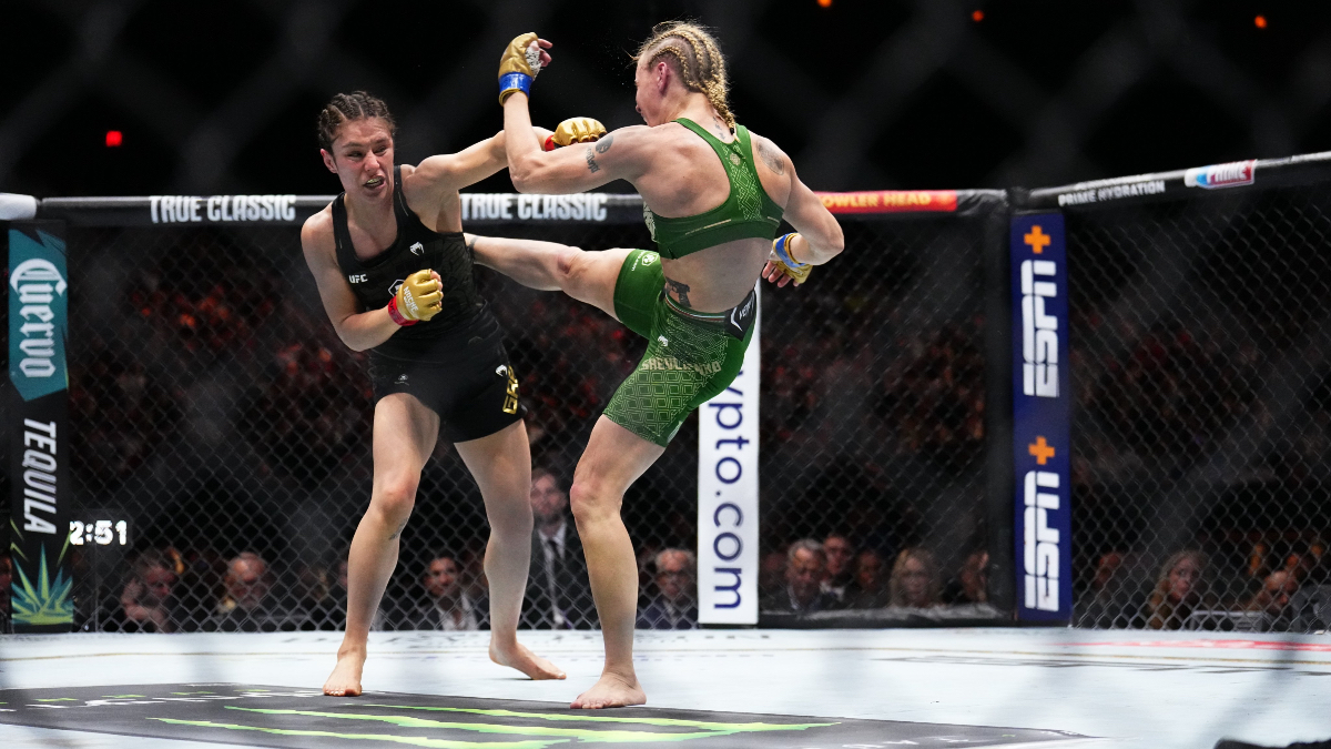 Alexa Grasso y Valentina Shevchenko