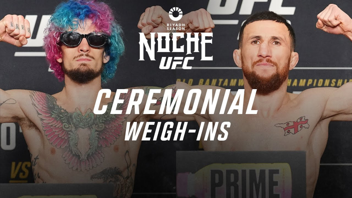 Noche UFC 306: Sean O’Malley vs. Merab Dvalishvili Ceremonial Weigh-In Live Stream