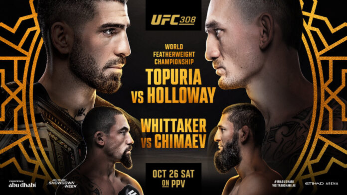 UFC 308 Poster
