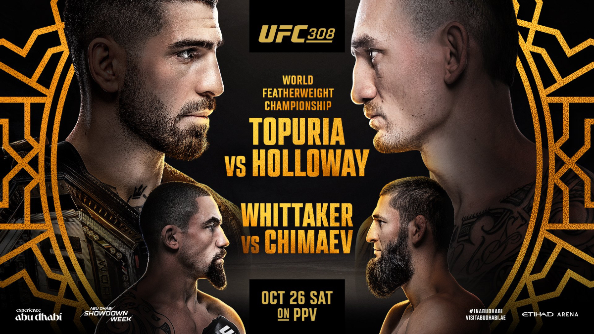 UFC 308 Poster