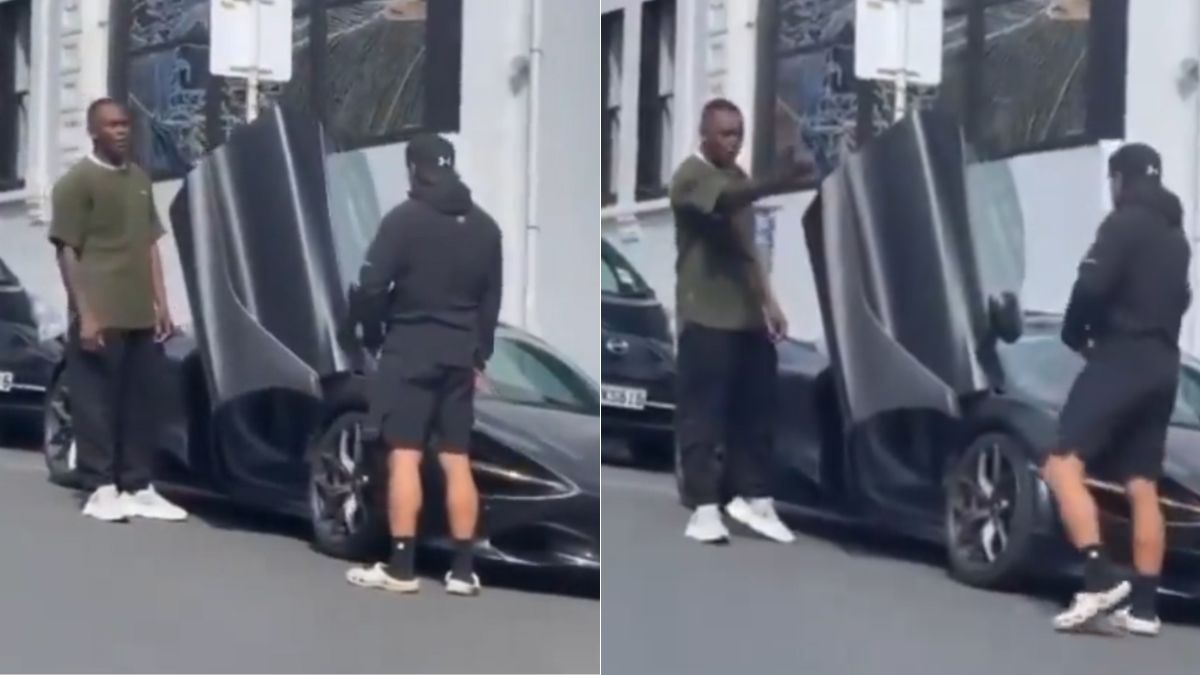 VIDEO: Israel Adesanya Confronts Aggressive Man, Urges Him to ‘Walk Away’ in Tense Altercation