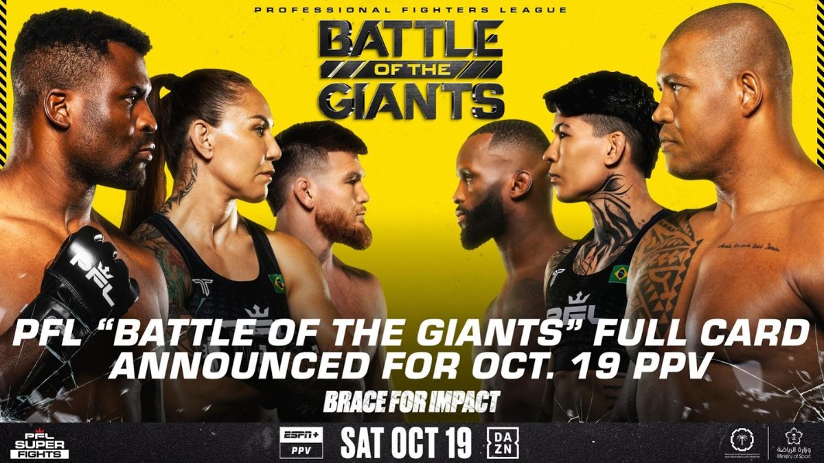 PFL Announces Full Card For ‘Battle Of The Giants’ PPV Headlined By Francis Ngannou