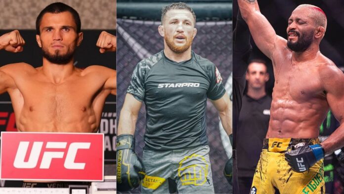 Umar Nurmagomedov, Merab Dvalishvili, and Deiveson Figueiredo