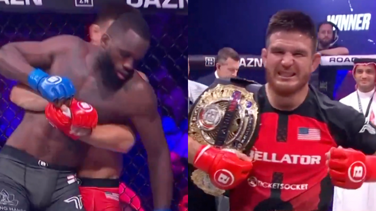 ‘Belal’d Leon Edwards’ Brother’ – Fans React As Johnny Eblen Retains Bellator Title At PFL Super Fights Event