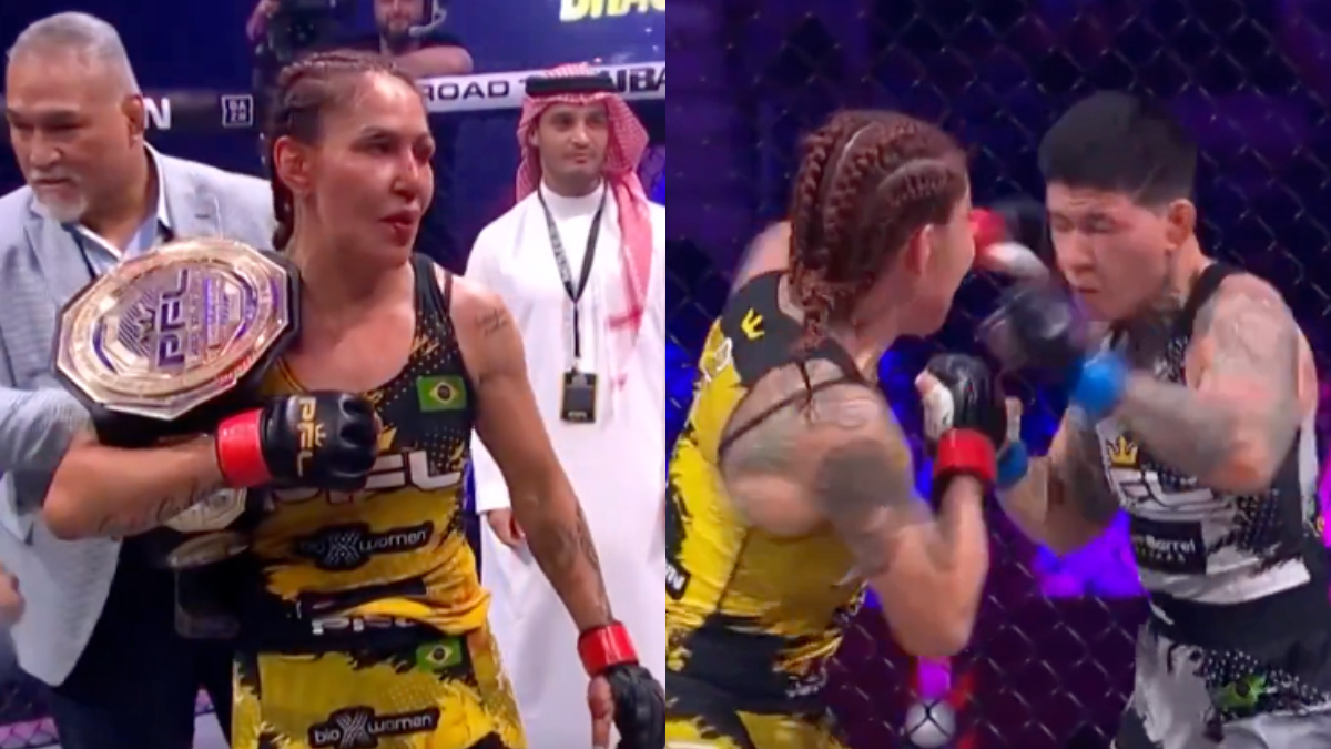 ‘The Belt Collector’ – Jon Jones, Conor McGregor, & Others React As Cris Cyborg Adds PFL Gold To Her Résumé