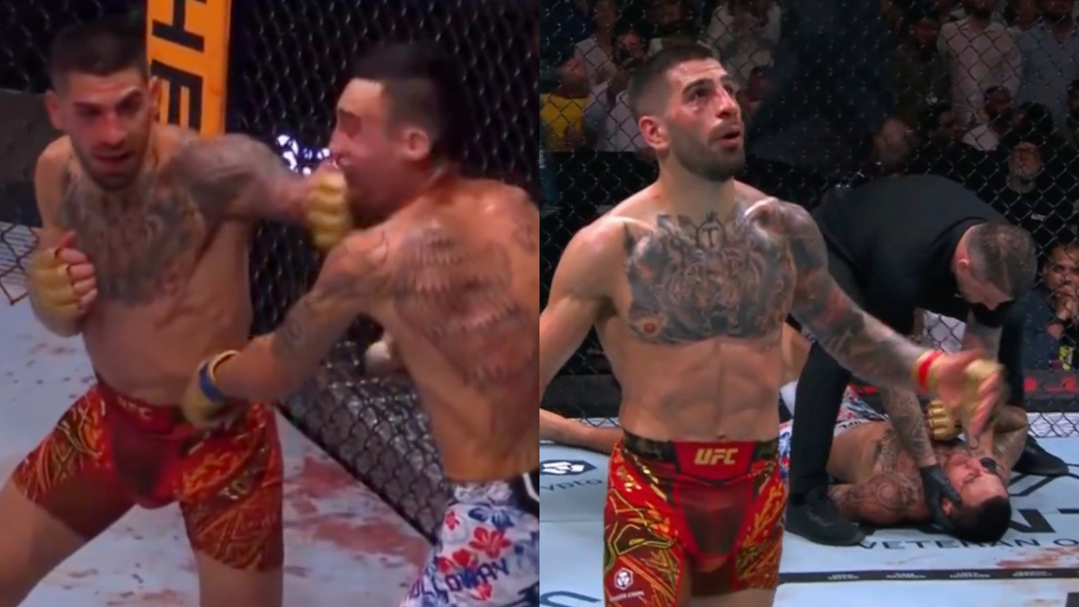 ‘Scariest 145er Of All Time’ – Fans, Fighters React As Ilia Topuria Becomes First To KO Max Holloway At UFC 308