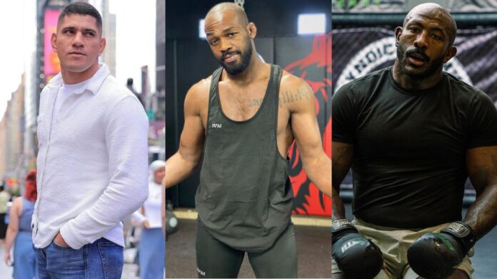 Alex Pereira, Jon Jones & Khalil Rountree