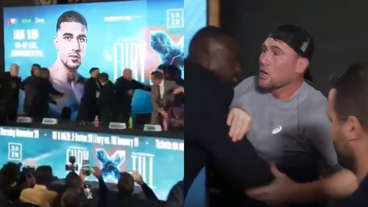 VIDEO: John Fury Goes Back & Forth With Darren Till, Sparks Near-Brawl At Misfits Boxing Press Conference