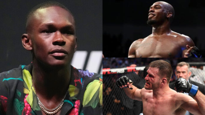 Jon Jones, Stipe Miocic, Israel Adesanya