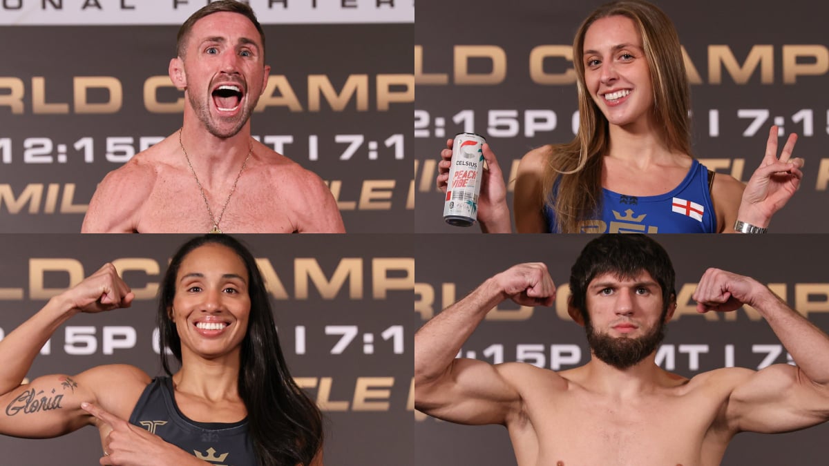 2024 PFL World Championship Weigh-In Results