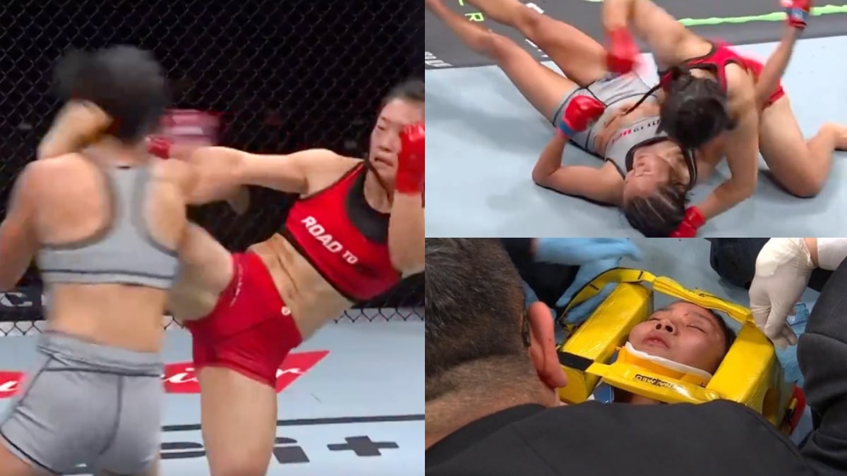 VIDEO: Chinese Doctor Who Hid MMA Career From Parents Wins Road To UFC With Violent Head-Kick KO