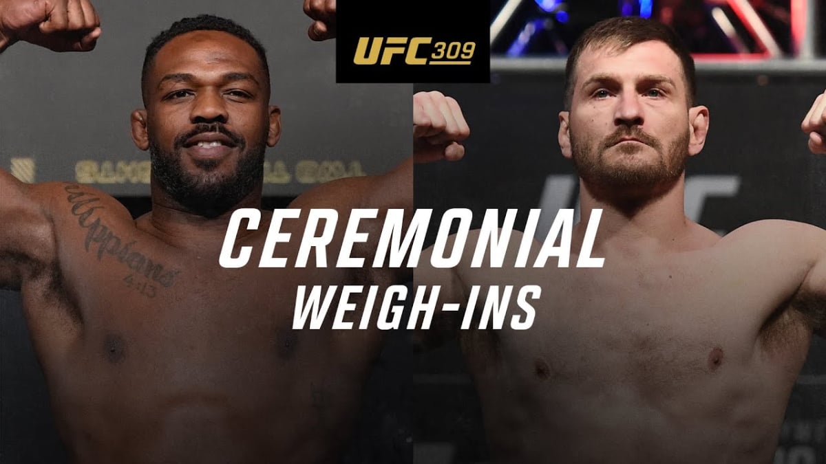 UFC 309: Jon Jones vs. Stipe Miocic Ceremonial Weigh-In Live Stream
