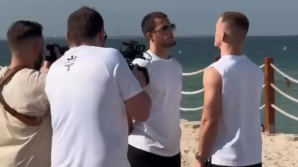 VIDEO: Usman Nurmagomedov & Paul Hughes Faceoff Fuels Rumors Of Bellator Title Fight
