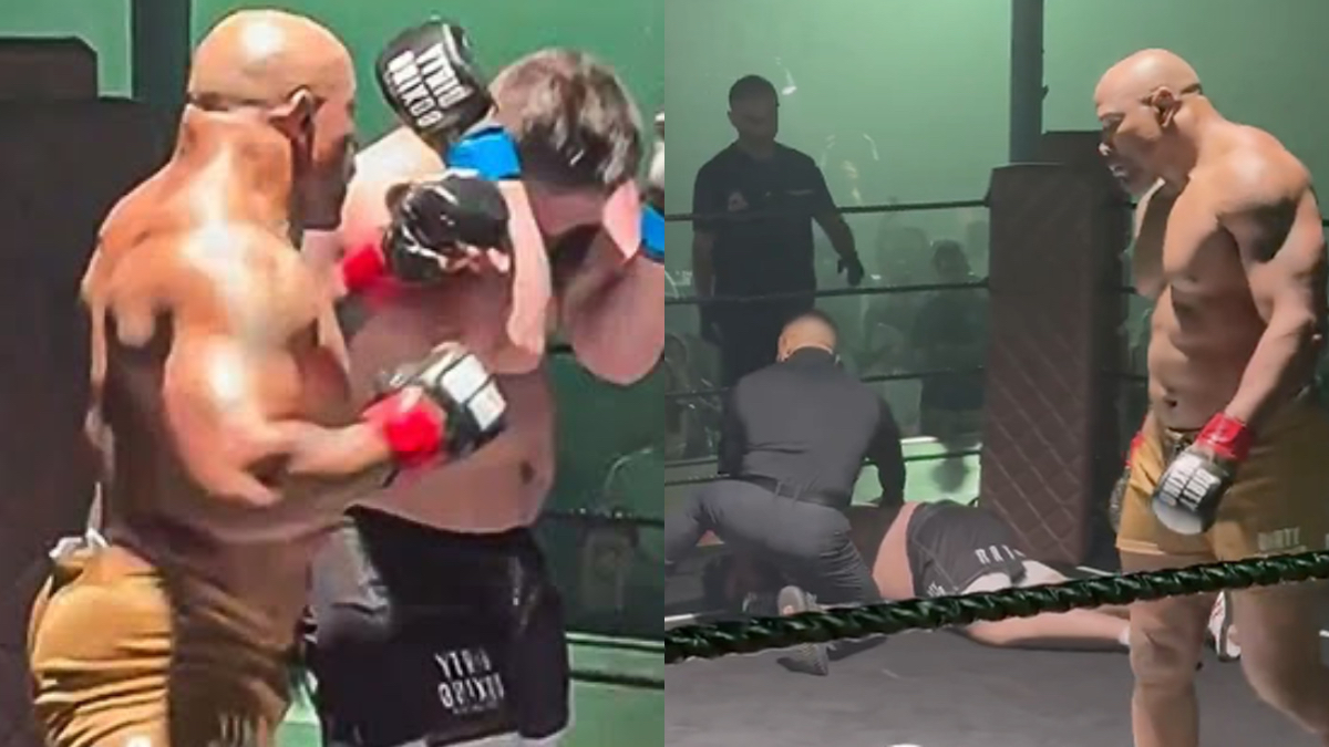 VIDEO: Yoel Romero Lands Quick Knockout At Inaugural Dirty Boxing Championship Event