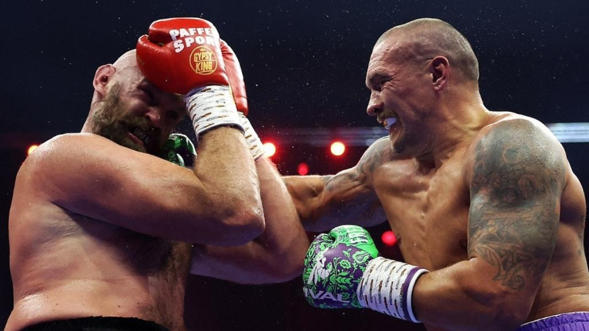 ‘Didn’t He Rob Ngannou In Saudi?’ – Fans React After Footage Emerges Of Tyson Fury Blaming Location For Oleksandr Usyk Loss