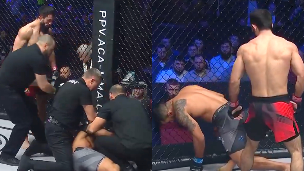 VIDEO: Former PFL Champion Raush Manfio Suffers Scary KO vs. Russian Nicknamed ‘Headhunter’