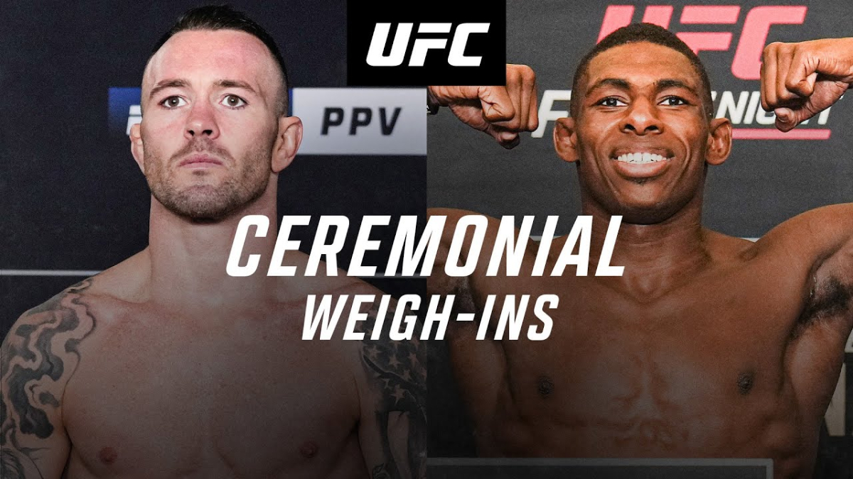 UFC Fight Night: Colby Covington vs. Joaquin Buckley Ceremonial Weigh-In Live Stream