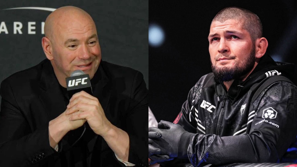 Dana White Reacts To Viral Video Of Khabib Nurmagomedov Being Kicked Off Frontier Flight: ‘That’s How Humble He Is…’
