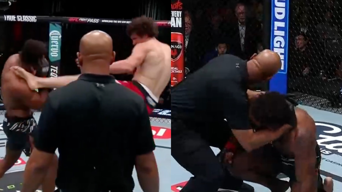‘Horrible Stoppage’ – Fans React As Roman Kopylov Head Kicks Chris Curtis For Controversial Buzzer-Beater At UFC Vegas 101